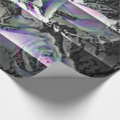 Papier Cadeau Papier d'enveloppement Bouquet Techno (Coin)