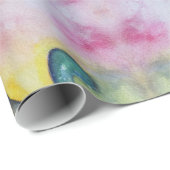 Papier Cadeau Papier d'enveloppement brillant de l'espace de cha (Coin rond)