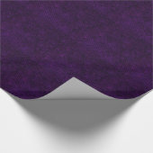 Papier Cadeau Papier d'enveloppement brillant noir violet (Coin)