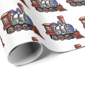 Papier Cadeau Papier d'enveloppement cadeau d'anniversaire pour  (Coin rond)