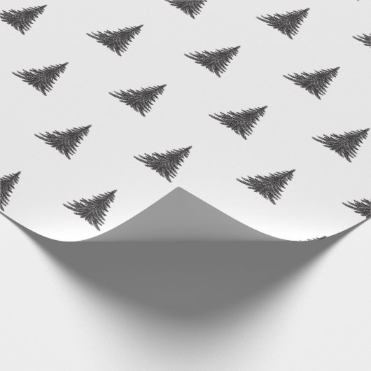 Papier Cadeau Papier d'enveloppement cadeau de sapin de Noël en (Coin)