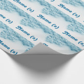 Papier Cadeau Papier d'enveloppement cadeau hiver de Snowflakes (Coin)