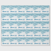 Papier Cadeau Papier d'enveloppement cadeau hiver de Snowflakes (Plat)