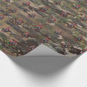 Papier Cadeau Papier d'enveloppement Camo Fort Liberty (Coin)