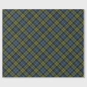 Papier Cadeau Papier d'enveloppement Campbell Tartan (Plat)