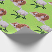 Papier Cadeau Papier d'enveloppement Cavalier King Charles & Whi (Coin)