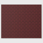 Papier Cadeau Papier d'enveloppement Chic Bourgogne et Rouge Dam (Plat)