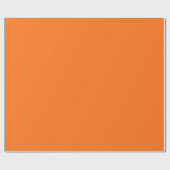 Papier Cadeau Papier d'enveloppement citrouille orange mat (Plat)