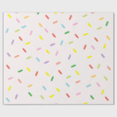 Papier Cadeau Papier d'enveloppement coloré (Plat)