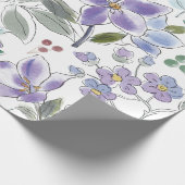 Papier Cadeau Papier d'enveloppement coloré floral (Coin)