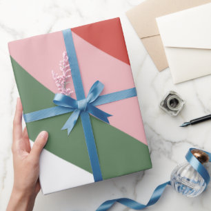 Papier Cadeau Papier d'enveloppement coloré les années 70 rétro