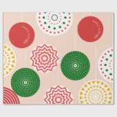 Papier Cadeau Papier d'enveloppement coloré pour vacances (Plat)