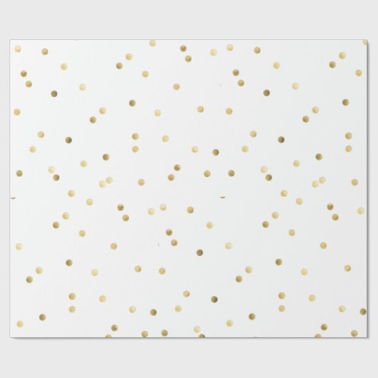 Papier Cadeau Papier d'enveloppement Confetti Dot Polka Parties (Plat)