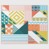 Papier Cadeau Papier d'enveloppement couleur Motif (Plat)