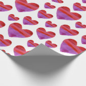 Papier Cadeau Papier d'enveloppement couleur rouge pourpre (Coin)