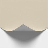 Papier Cadeau Papier d'enveloppement couleur solide en beige (Coin)