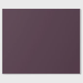 Papier Cadeau Papier d'enveloppement couleur solide foncé violet (Plat)