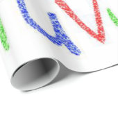 Papier Cadeau Papier d'enveloppement d'Abc (Coin rond)