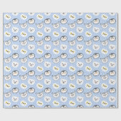 Papier Cadeau Papier d'enveloppement d'animaux adorables (Plat)