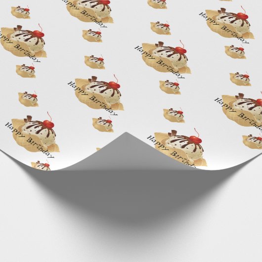 Papier Cadeau Papier d'enveloppement d'anniversaire (Coin)