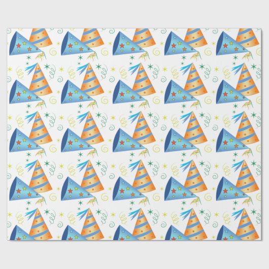 Papier Cadeau Papier d'enveloppement d'anniversaire (Plat)