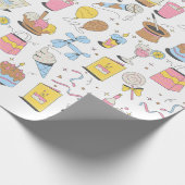 Papier Cadeau Papier d'enveloppement d'anniversaire (Coin)