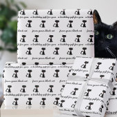 Papier Cadeau Papier d'enveloppement d'anniversaire pour chat pe
