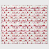 Papier Cadeau Papier d'enveloppement d'arbre de Noël (Plat)