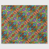 Papier Cadeau Papier d'enveloppement d'art cellulaire (Plat)