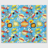 Papier Cadeau Papier d'enveloppement d'art de la bande dessinée (Plat)