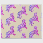 Papier Cadeau Papier d'enveloppement d'art du Labrador (Plat)