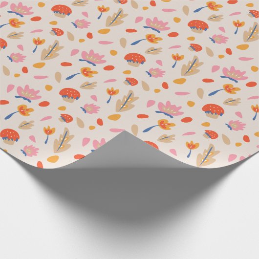 Papier Cadeau Papier d'enveloppement d'automne (Coin)