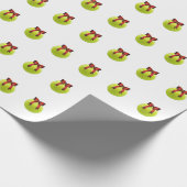 Papier Cadeau Papier d'enveloppement de balle de tennis de Noël (Coin)