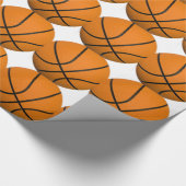 Papier Cadeau Papier d'enveloppement de basket-ball (Coin)