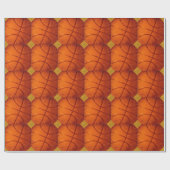 Papier Cadeau Papier d'enveloppement de basket-ball (Plat)