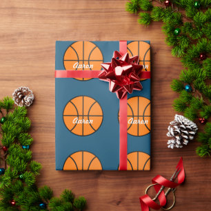 Papier Cadeau Papier d'enveloppement de basket-ball sportif pers