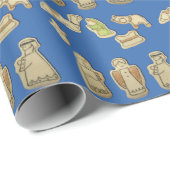 Papier Cadeau Papier d'enveloppement de biscuits fait maison (Coin rond)