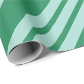 Papier Cadeau Papier d'enveloppement de bonbon de Noël vert (Coin rond)