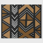 Papier Cadeau Papier d'enveloppement de boue africain (Plat)