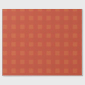 Papier Cadeau Papier d'enveloppement de buffle orange profond (Plat)