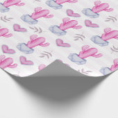 Papier Cadeau Papier d'enveloppement de cactus (Coin)