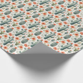 Papier Cadeau Papier d'enveloppement de cactus du désert (Coin)