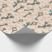 Papier Cadeau Papier d'enveloppement de cadeaux romantique pour (Coin)