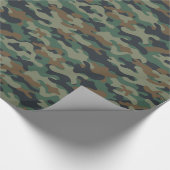 Papier Cadeau Papier d'enveloppement de camo (Coin)