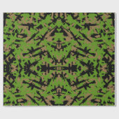 Papier Cadeau Papier d'enveloppement de camouflage AR-15 (Plat)