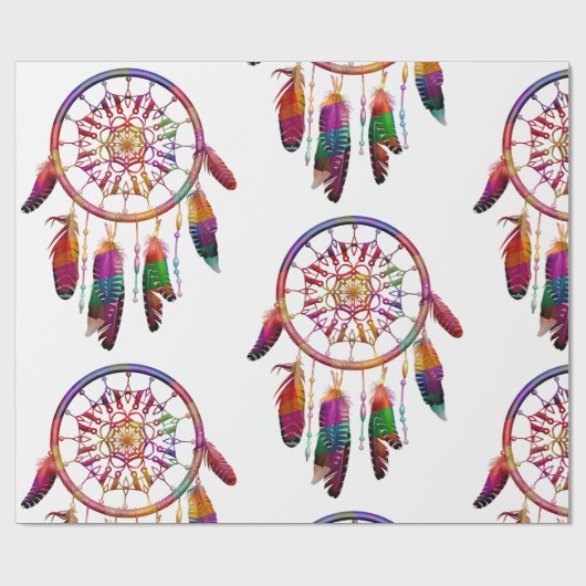 PAPIER CADEAU PAPIER D'ENVELOPPEMENT DE CAPTCHER DE RÊVE (Plat)