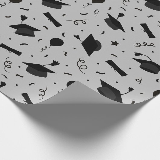 Papier Cadeau Papier d'enveloppement de capuchon noir (Coin)