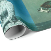 Papier Cadeau Papier d'enveloppement de caractères de créature n (Coin rond)