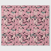 Papier Cadeau Papier d'enveloppement de carlins (Plat)