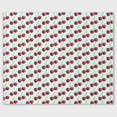 Papier Cadeau Papier d'enveloppement de cerises sucrées (Plat)